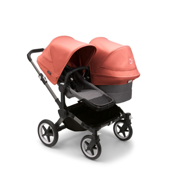 Bugaboo Donkey 5 Duo Mix & Match Graphit- Grau Meliert- Morgenrot