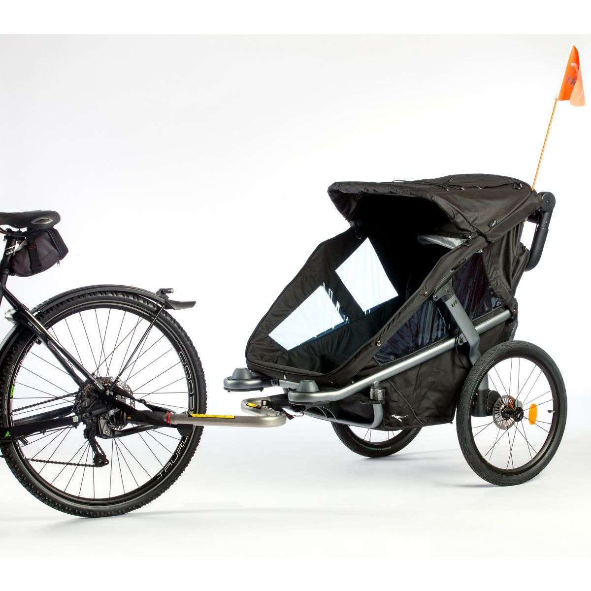 tfk Velo 2 Bike Trailer incl. drawbar