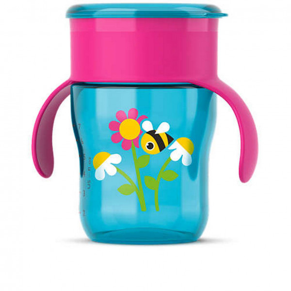 Philips Avent 9m+ Trinkbecher 260 ml mit Griffen - Rosa