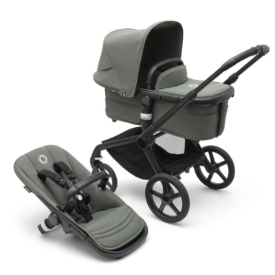 Bugaboo-Fox-5-Schwarz-Waldgr-n